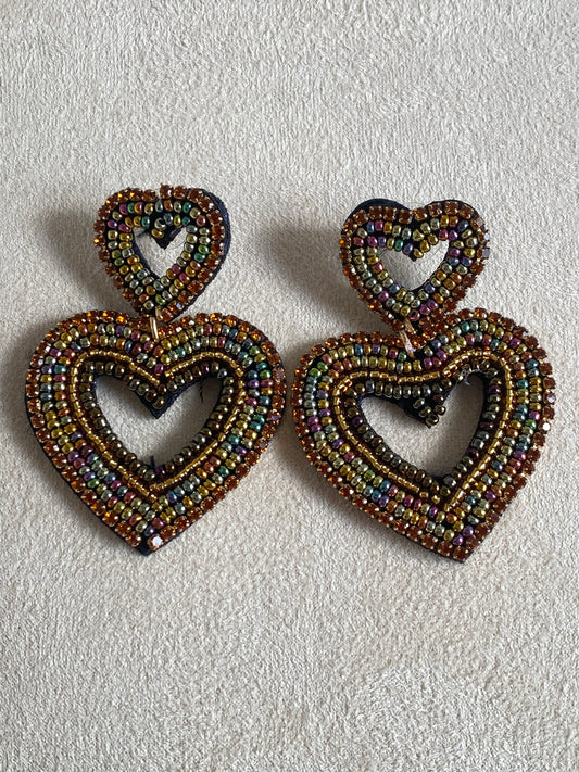 BEADED HEART ER