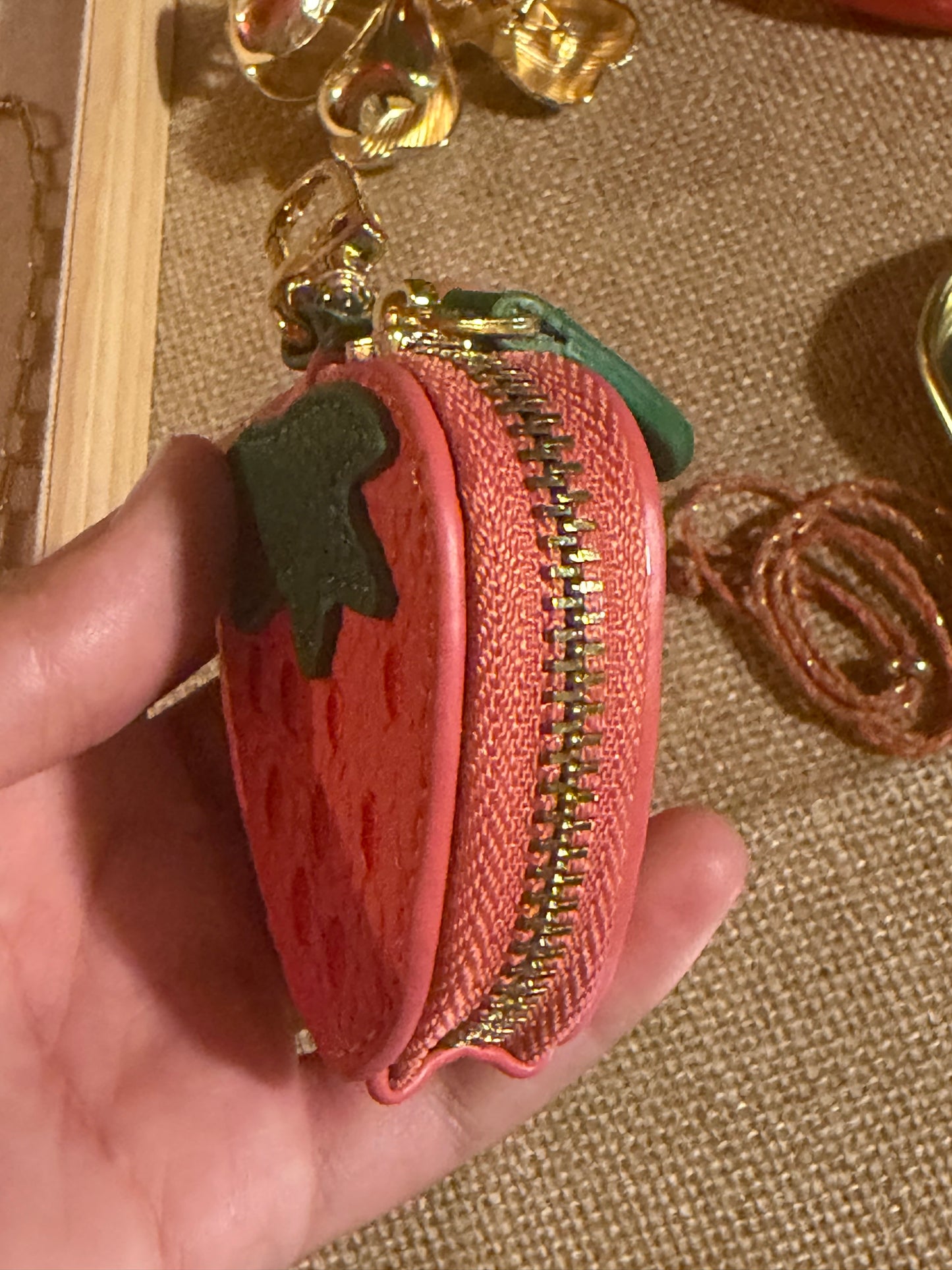 STRAWBERRY BAG CHARM