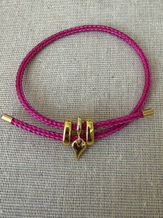 HEART FUSCHIA BR