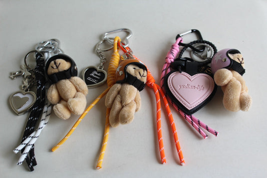 BEAR HEART CHARM