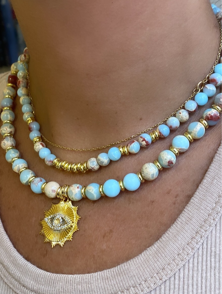 BLUE EYE NECKLACE