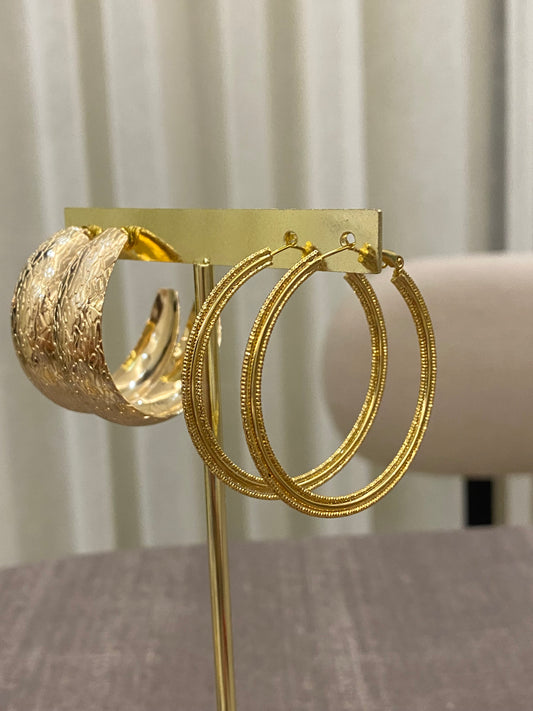 GOLDISH THIN HOOPS