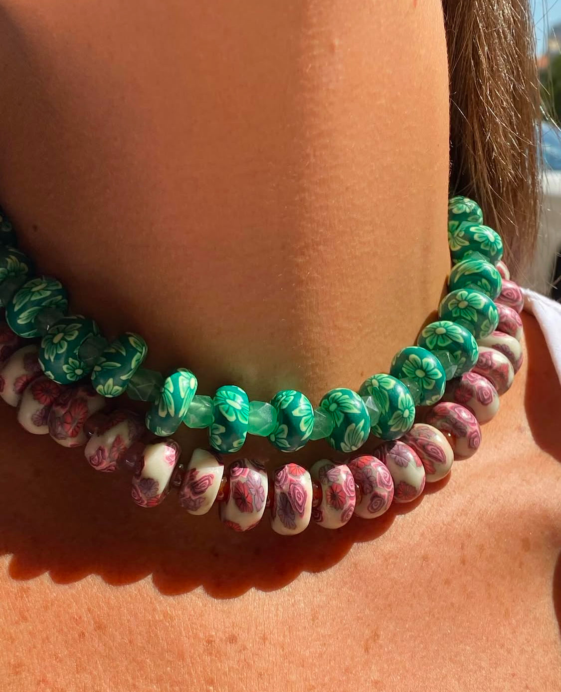 FLORAL CHUNKY NECKLACE