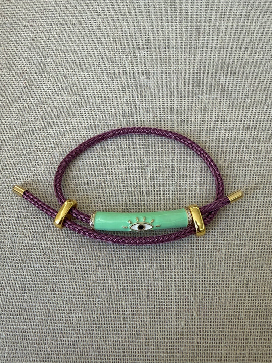 GREEN CHARM PURPLE BR