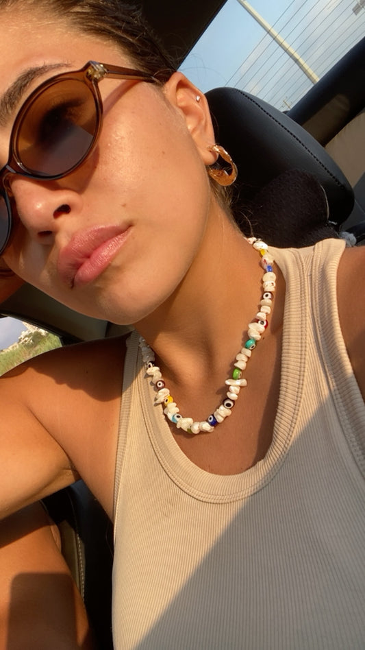 EYE PEARL NECKLACE