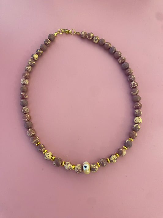 EYE PURPLE CHOCKER