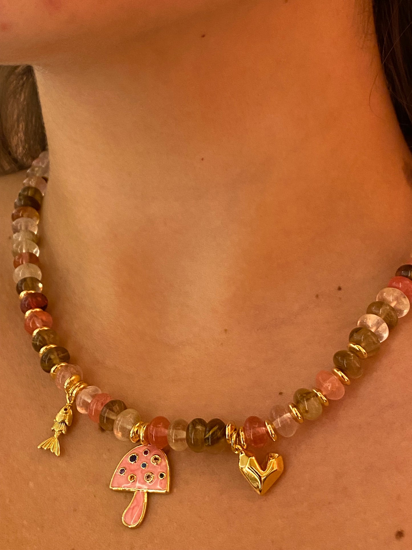 MUSHROM OPAL NECKLACE