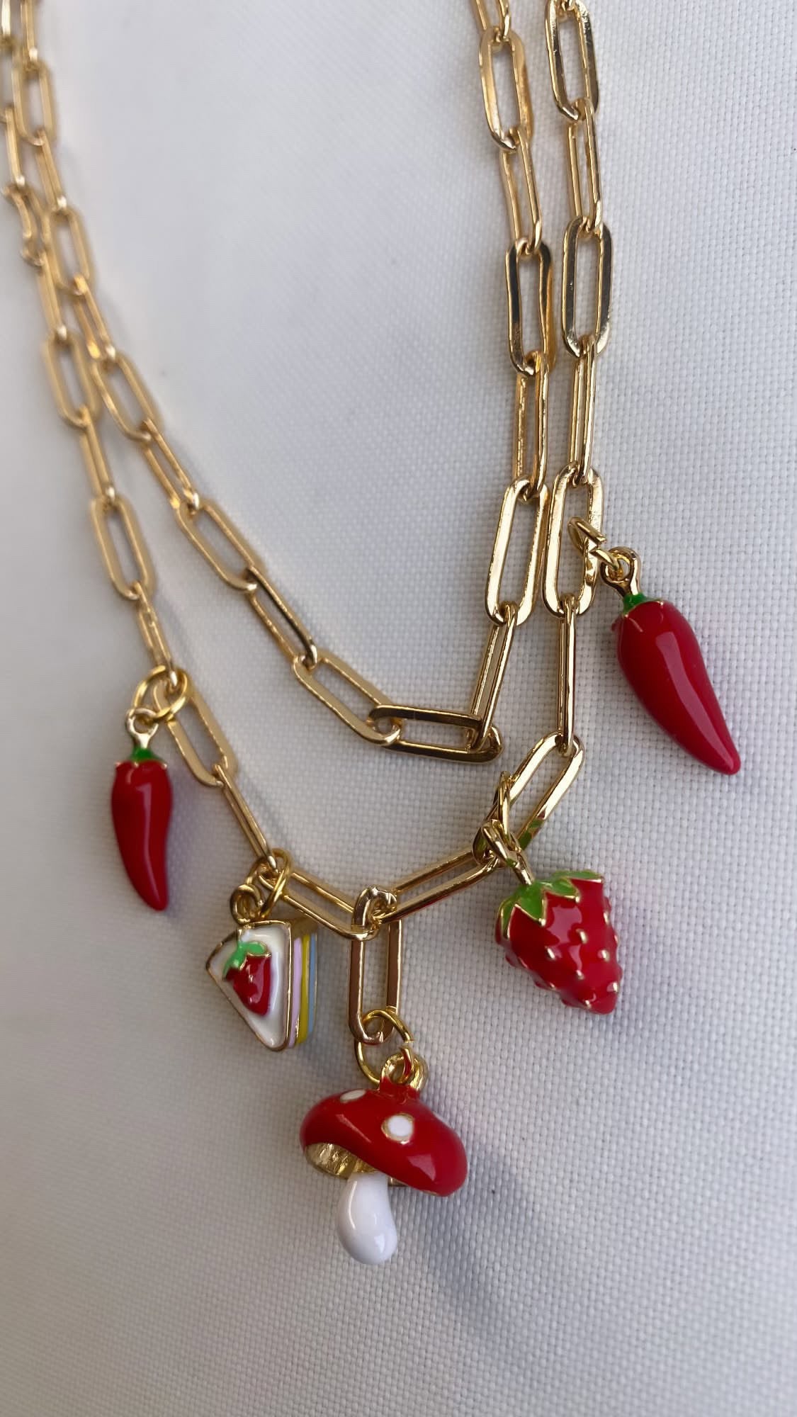 DOUBLE CHAIN NECKLACE