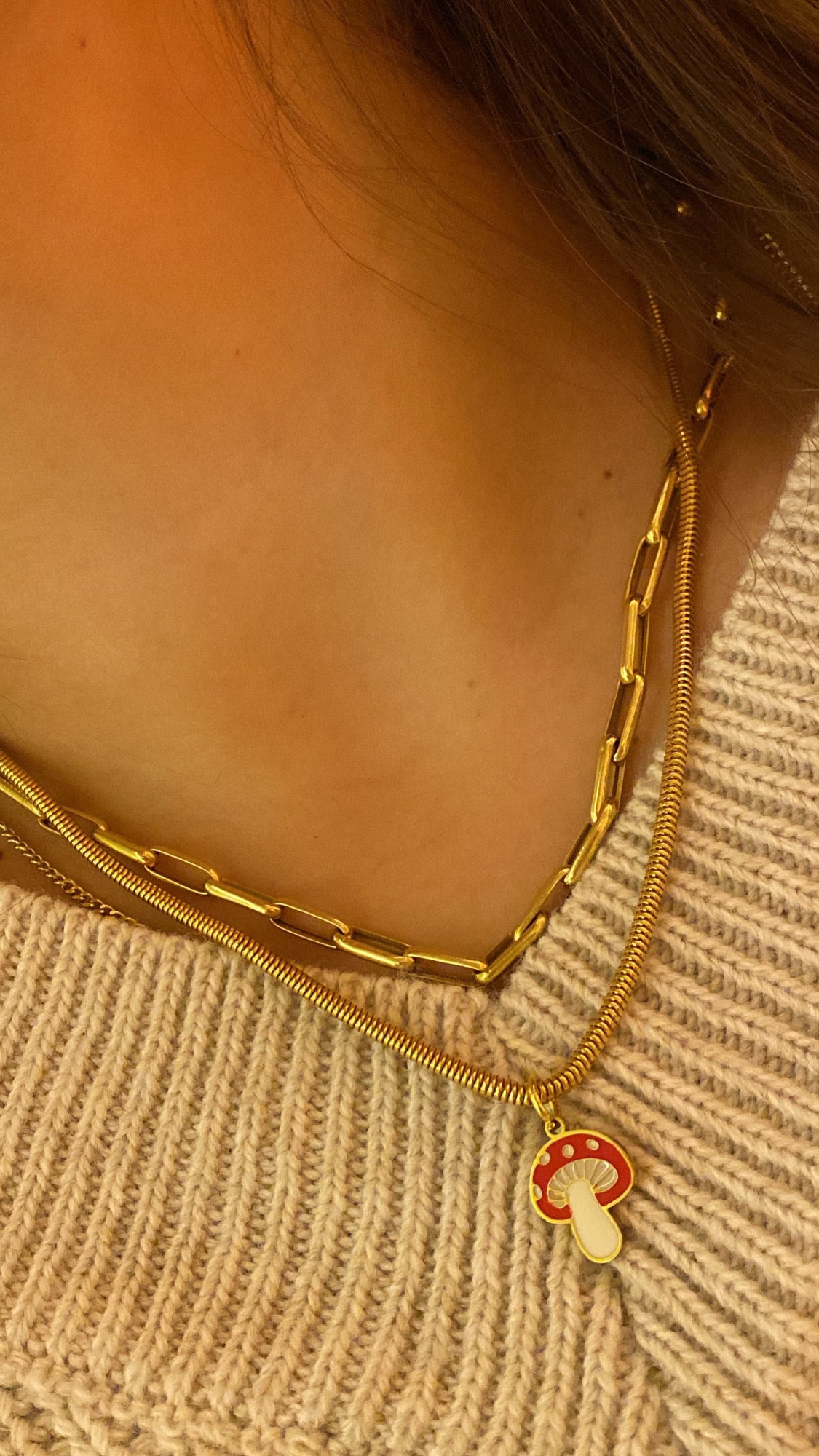 MUSHROM NECKLACE